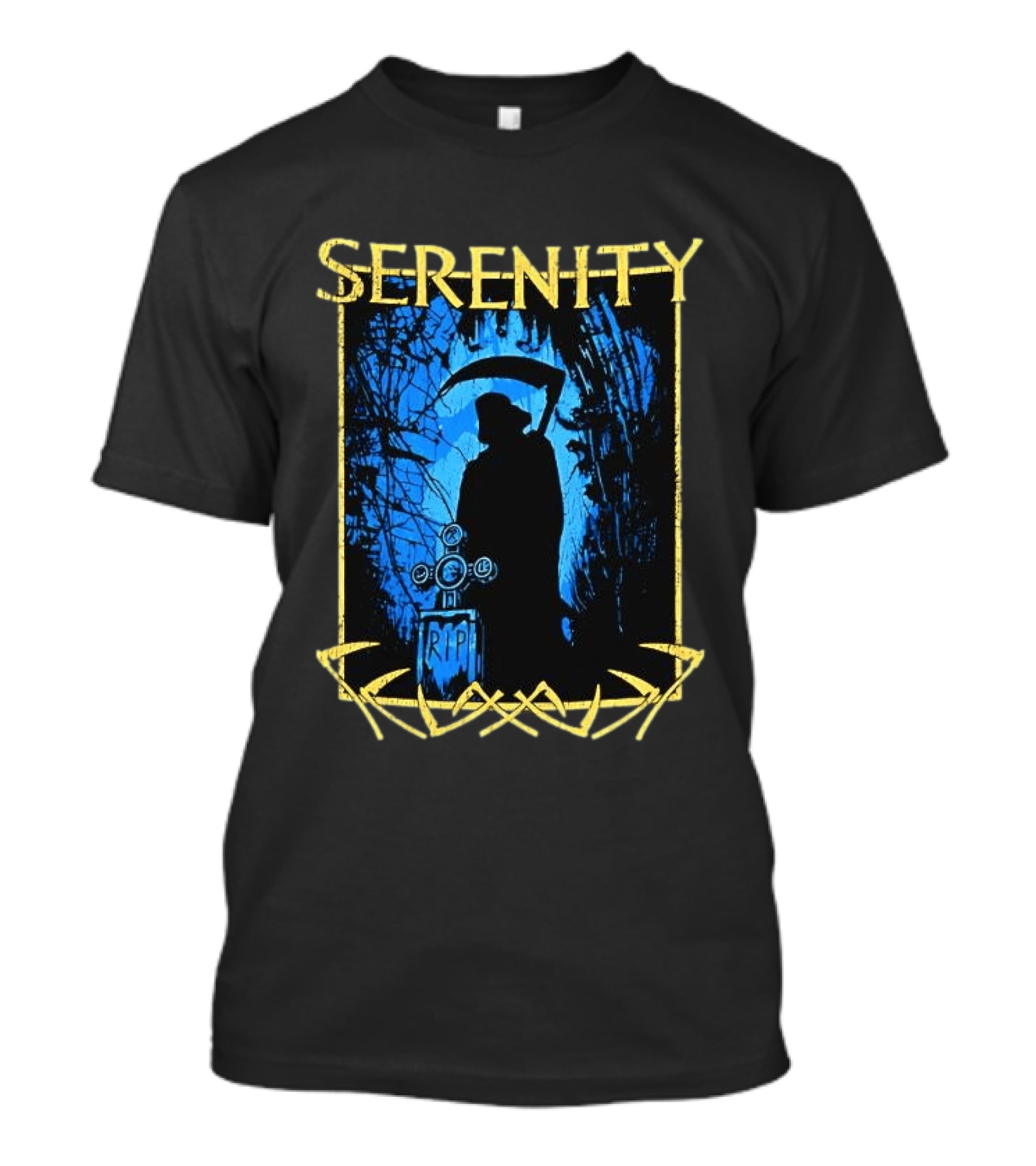 Serenity Grave Robber Reaper RIP Warren Lotas T-Shirt