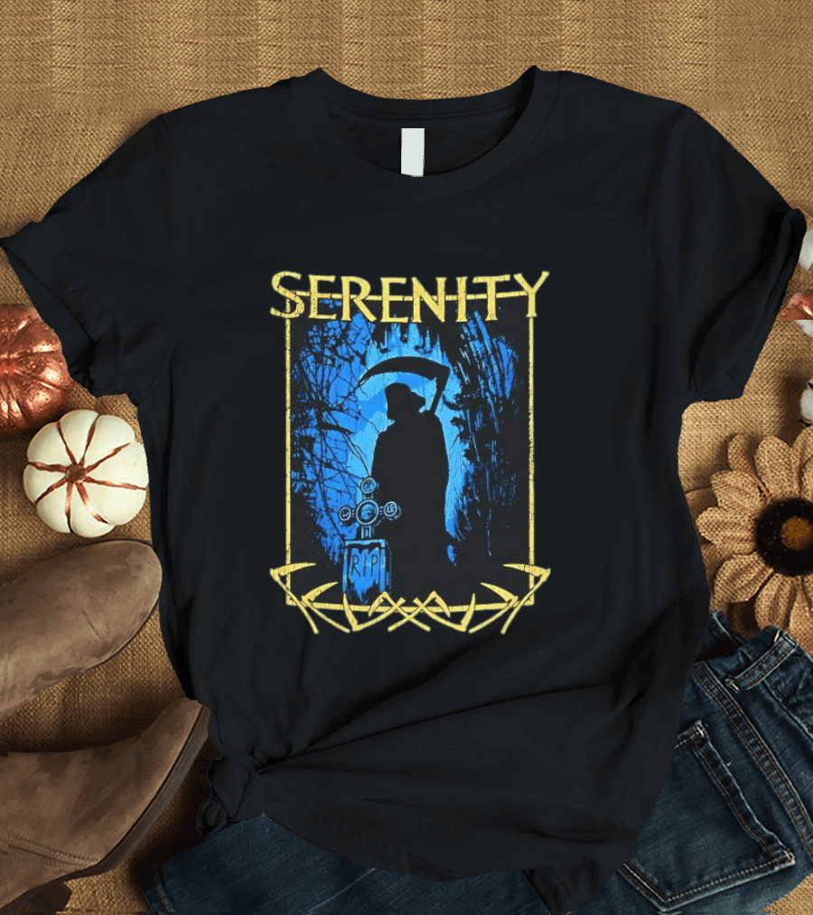 Serenity Grave Robber Reaper RIP Warren Lotas T-Shirt