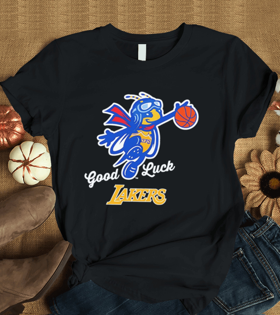 Good Luck Lakers Bee Basketball Team Spirit T-Shirt
