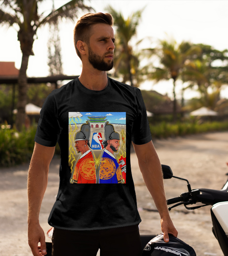 Shai Gilgeous Alexander Cade Cunningham 2026 NBA Korea Dragons Gyeongbokgung Palace T-Shirt
