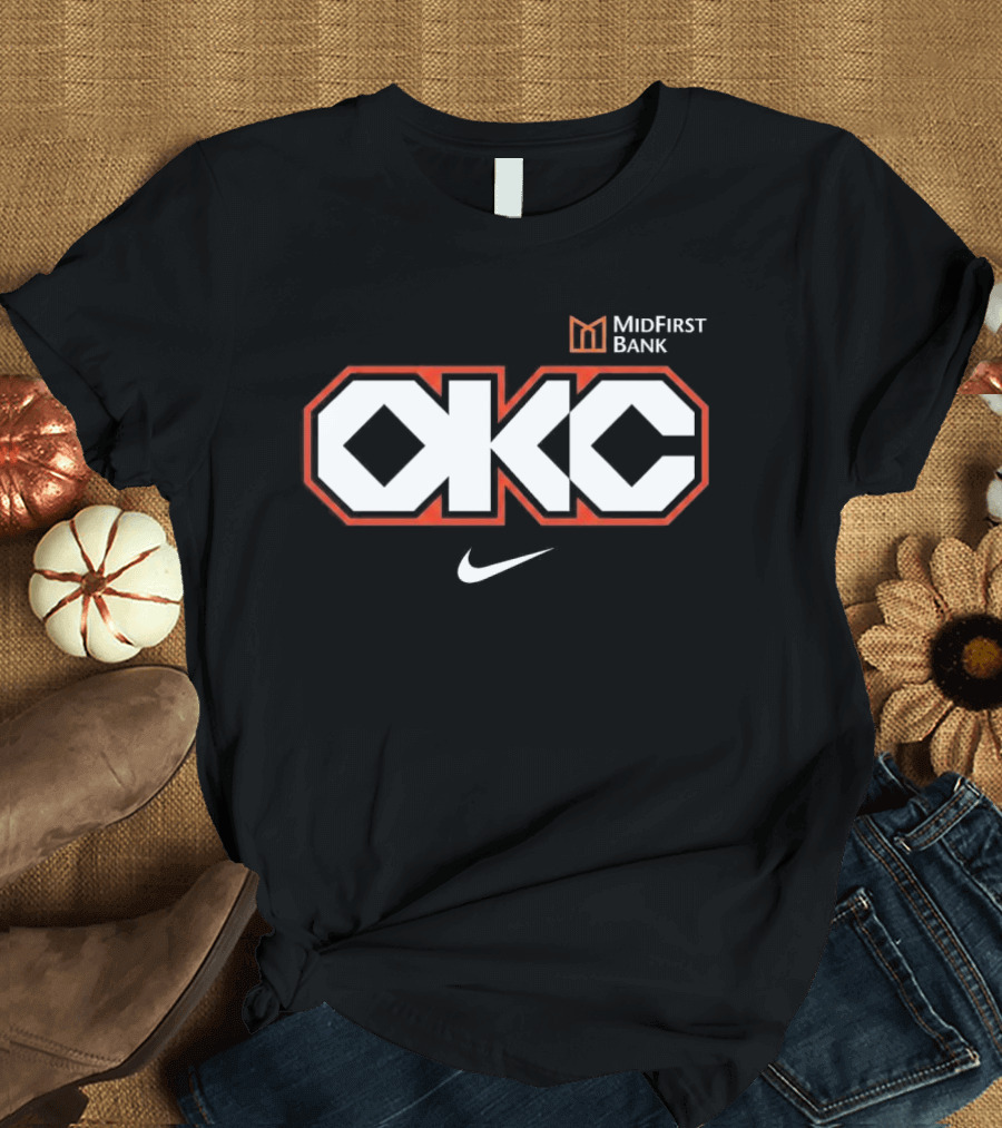 OKC Thunder Shai Gilgeous Alexander Nike MidFirst Bank Collaboration T-Shirt
