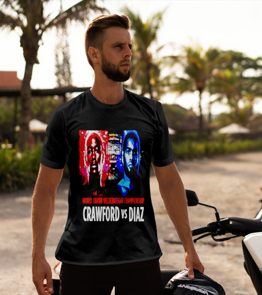 Crawford Vs Diaz World Junior Welterweight Championship Boxing T-Shirt