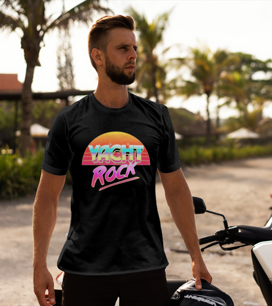 Yacht Rock Sunset Retro Vibes T-Shirt