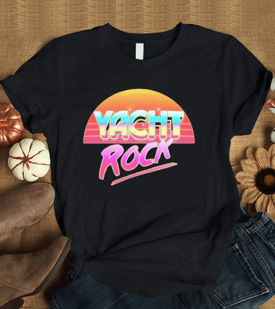 Yacht Rock Sunset Retro Vibes T-Shirt
