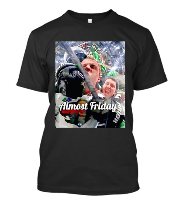 Almost Friday Hockey Hit Minnesota Wild Fan Celebration T-Shirt
