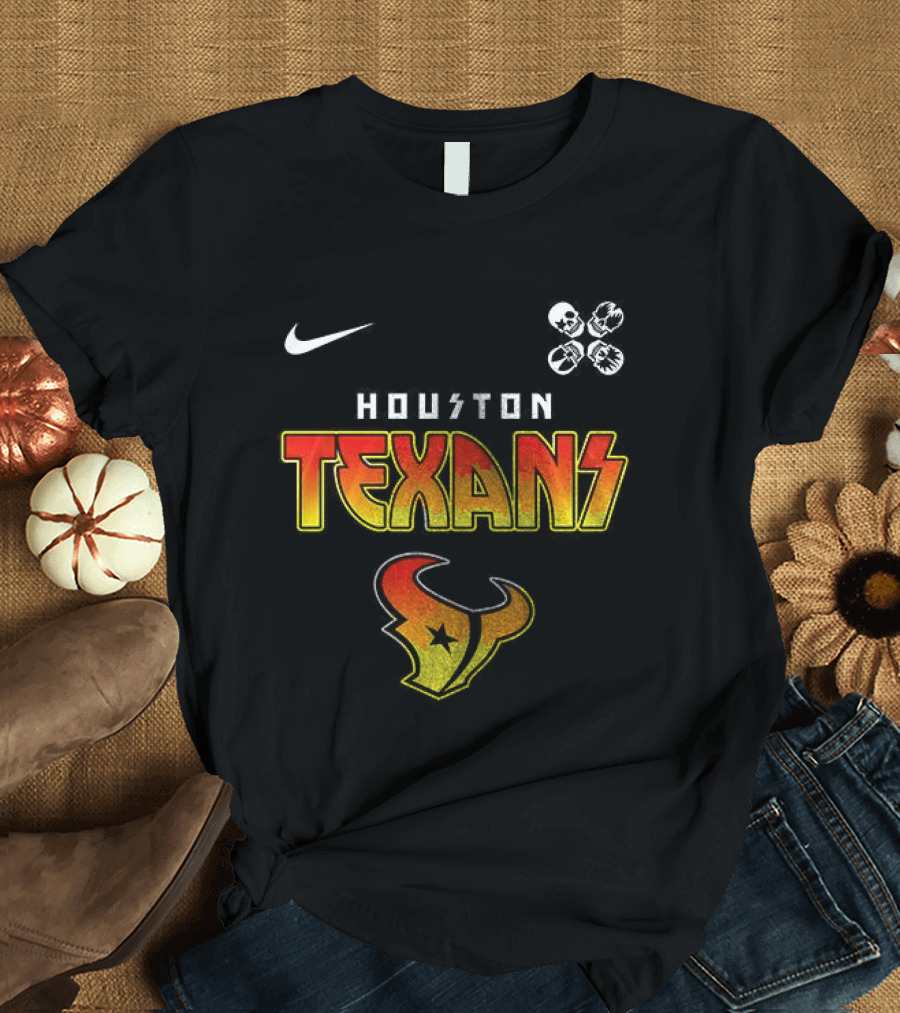 Houston Texans Rock And Roll All Nite Abbey Road Nike NFL Football Merchandising T-Shirt