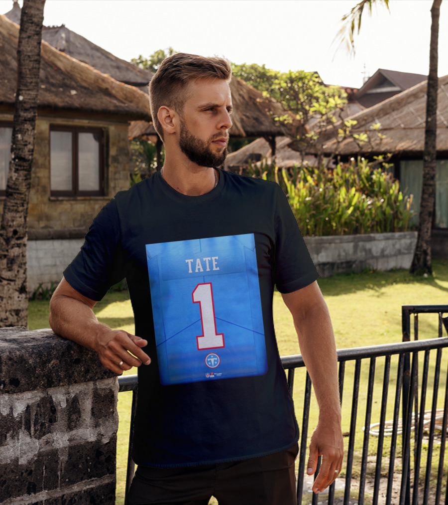 Carnell Tate 1 Jersey Tennessee Titans NFL 2026 Draft T-Shirt