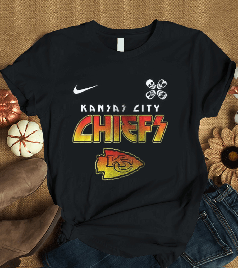 Kansas City Chiefs Rock And Roll All Nite Abbey Road T-Shirt