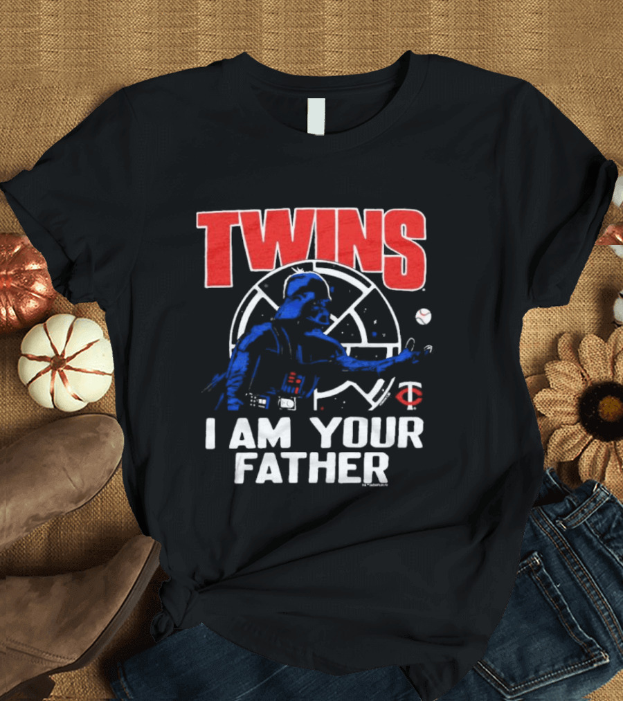 Star Wars Twins I Am Your Father Baseball T-Shirt