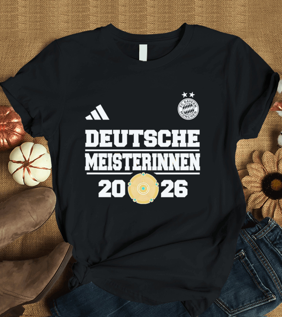 FC Bayern Munich Deutsche Meisterinnen 2026 T-Shirt