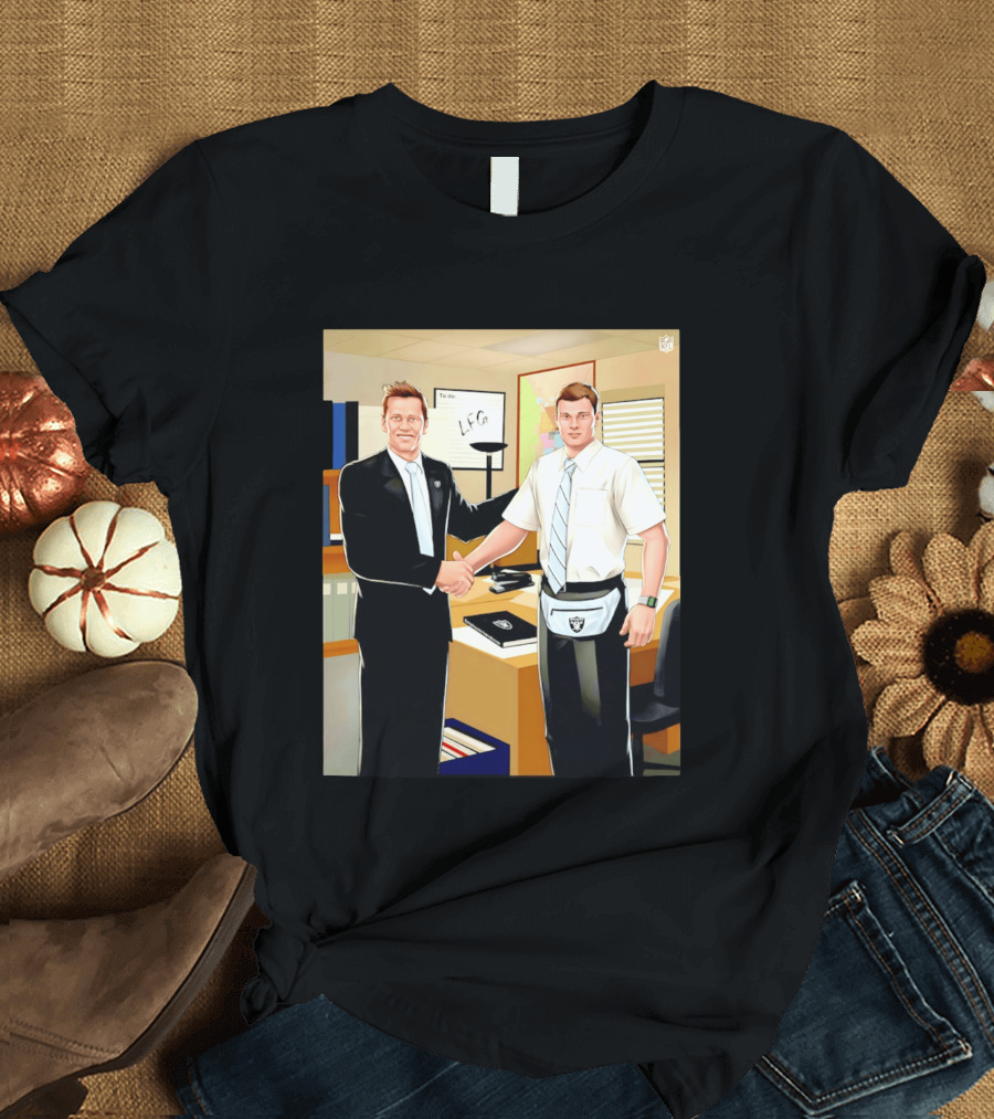 Fernando Mendoza Tom Brady Handshake NFL LFG Las Vegas Raiders T-Shirt