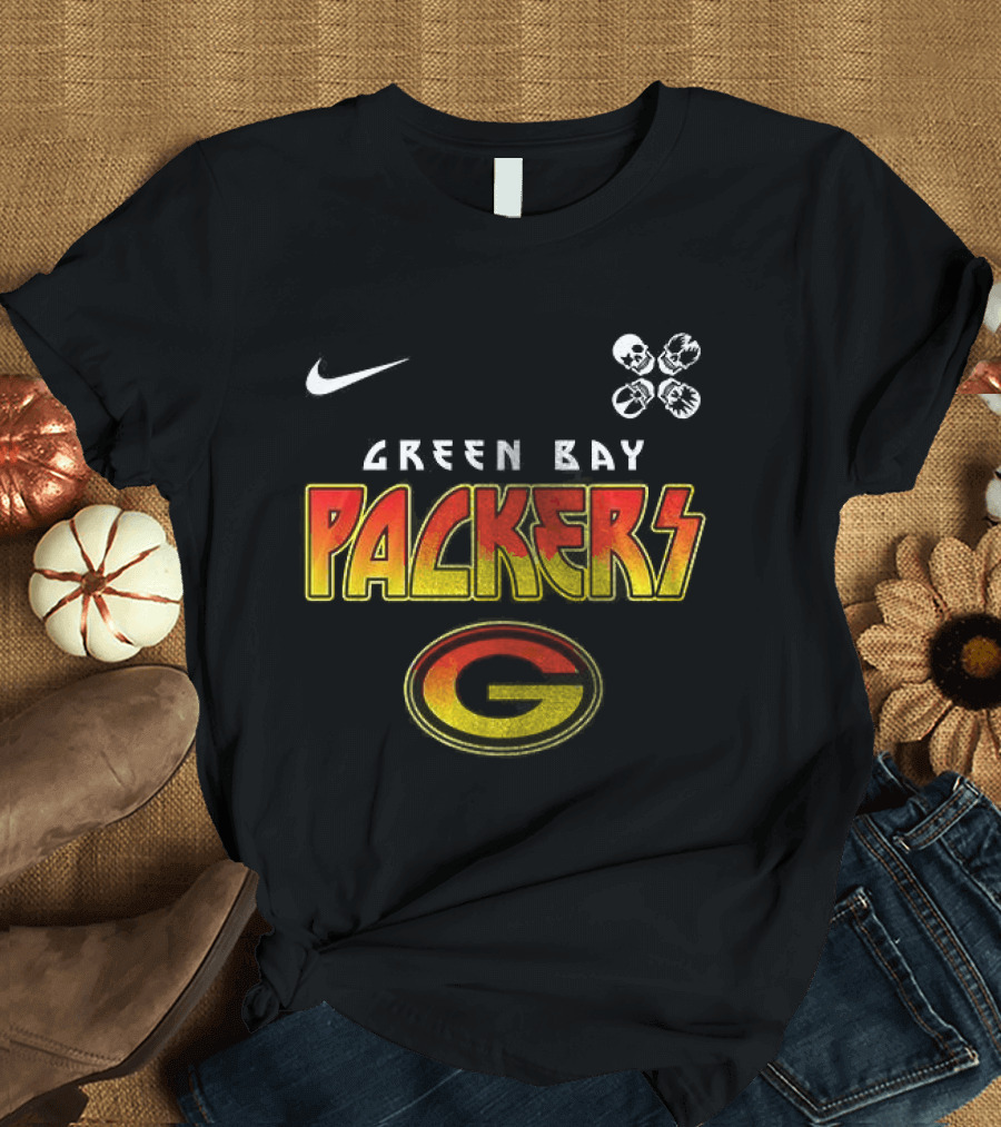 Green Bay Packers Nike Rock And Roll All Nite Abbey Road T-Shirt