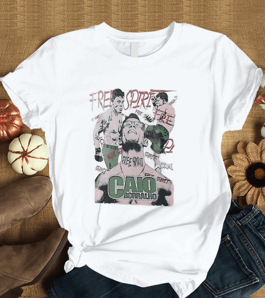 Caio Borralho Free Spirit MMA Fighter Full Violence T-Shirt