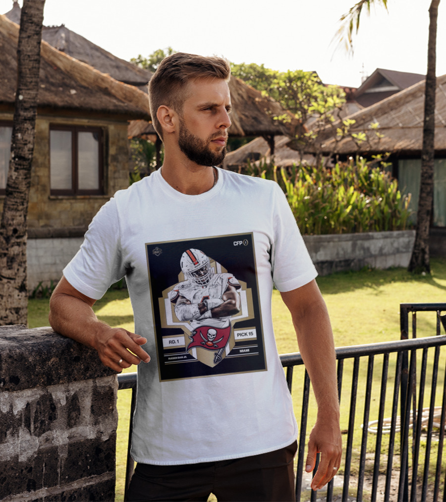 Rueben Bain Jr Miami 2026 Draft Tampa Bay Buccaneers Pick 15 T-Shirt