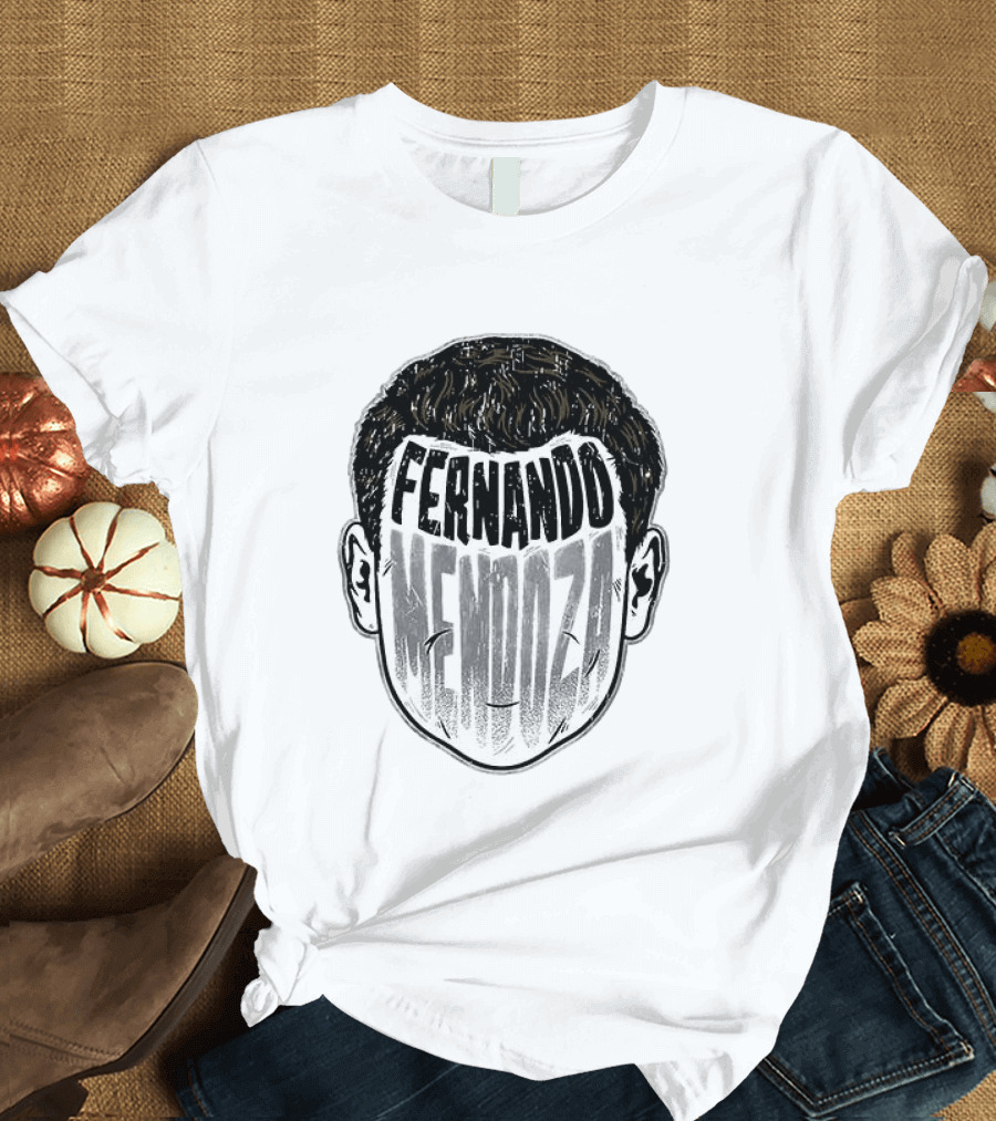 Fernando Mendoza Las Vegas Raiders NHL Face T-Shirt