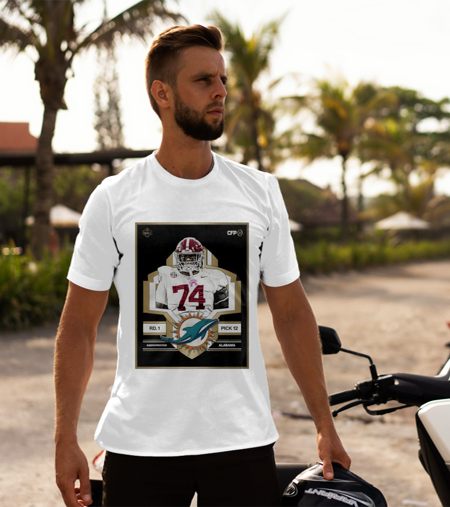 Kadyn Proctor Alabama Crimson Tide Pick 12 Draft 2026 T-Shirt