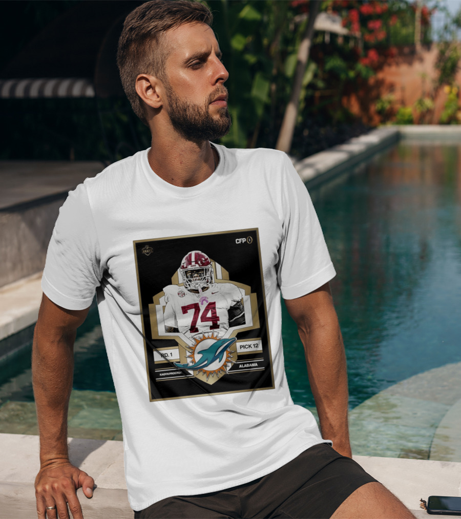 Kadyn Proctor Alabama Crimson Tide Pick 12 Draft 2026 T-Shirt