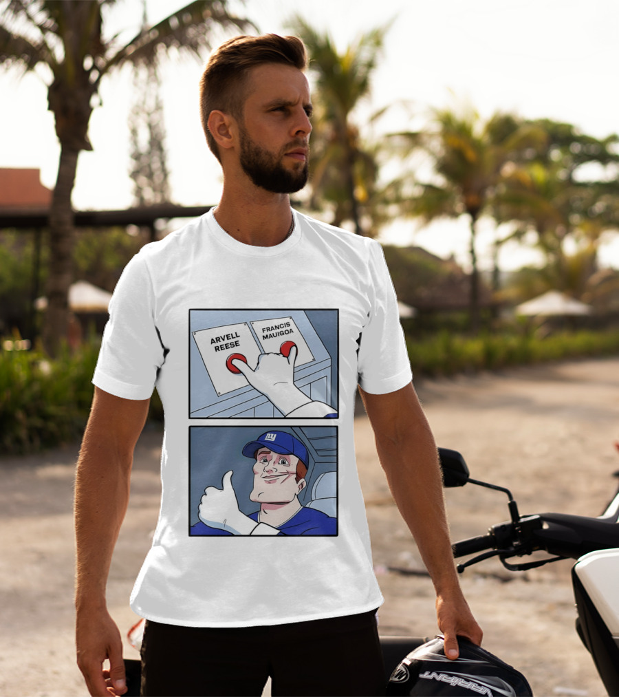 New York Giants Arvell Reese Francis Mauigoa Dual Selection Meme T-Shirt