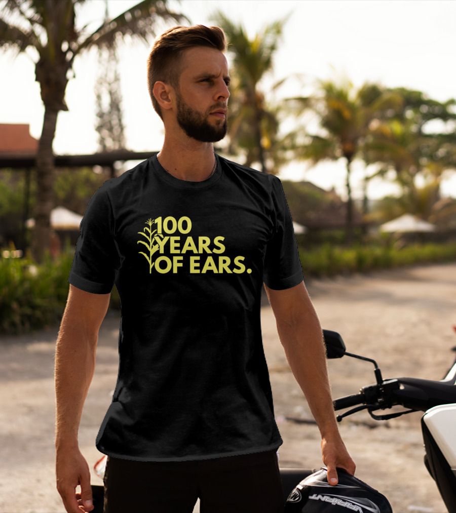 100 Years Of Ears Corn Stalk Centenary Celebration T-Shirt