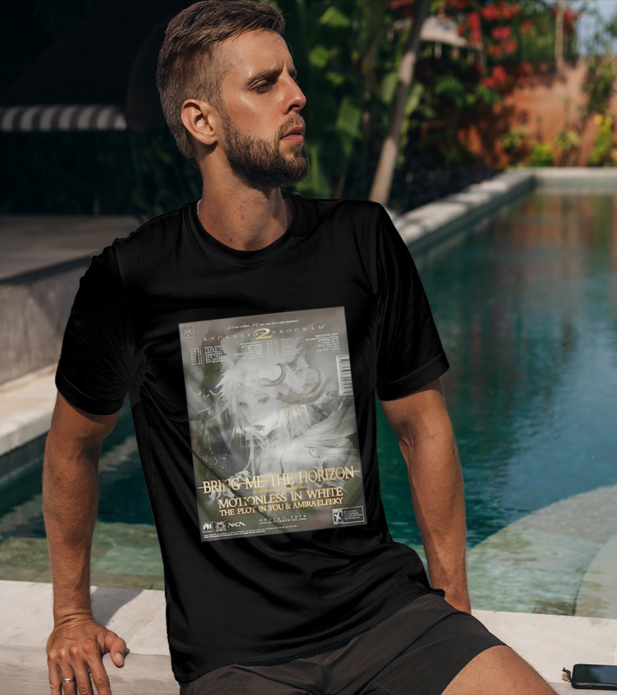 Bring Me The Horizon Ascension Program 2026 North America Tour Motionless In White The Plot In You Amira Elfeky Spring Dates T-Shirt