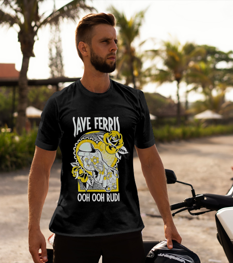 Save Ferris Ooh Ooh Rudi Rose T-Shirt
