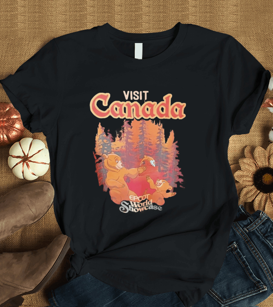 Visit Canada Kenai And Koda Epcot World Showcase T-Shirt