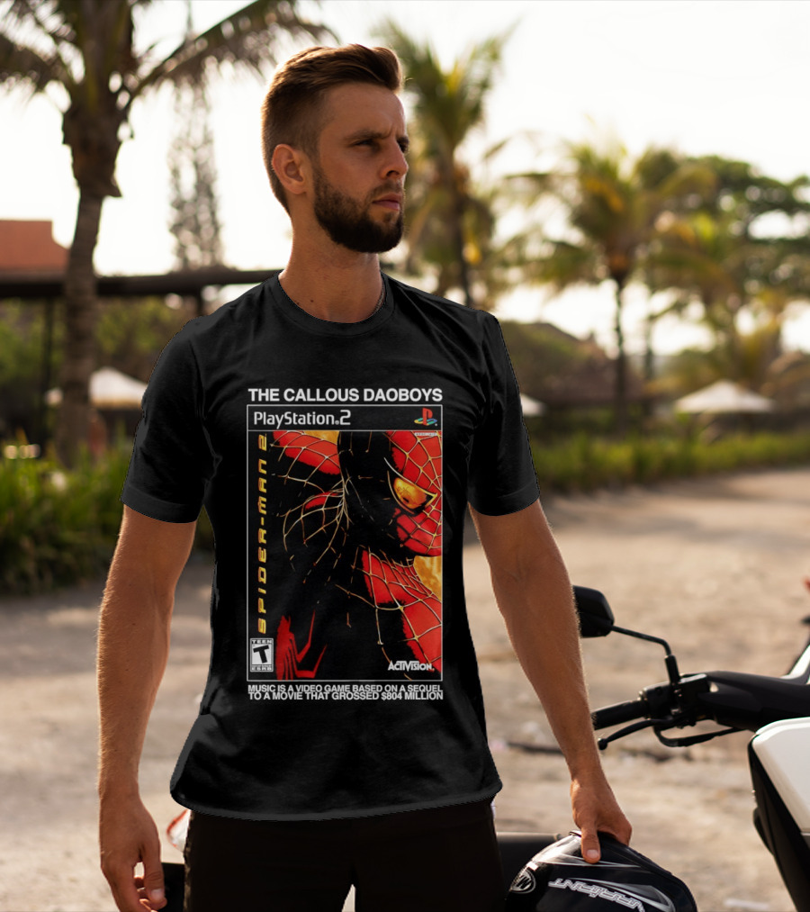 The Callous Daoboys PlayStation Spider Man 2 Activision Video Game Sequel T-Shirt