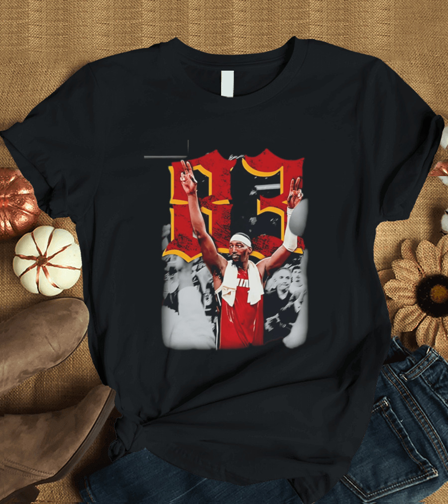 Miami Heat Bam Adebayo 13 Fan Collage T-Shirt