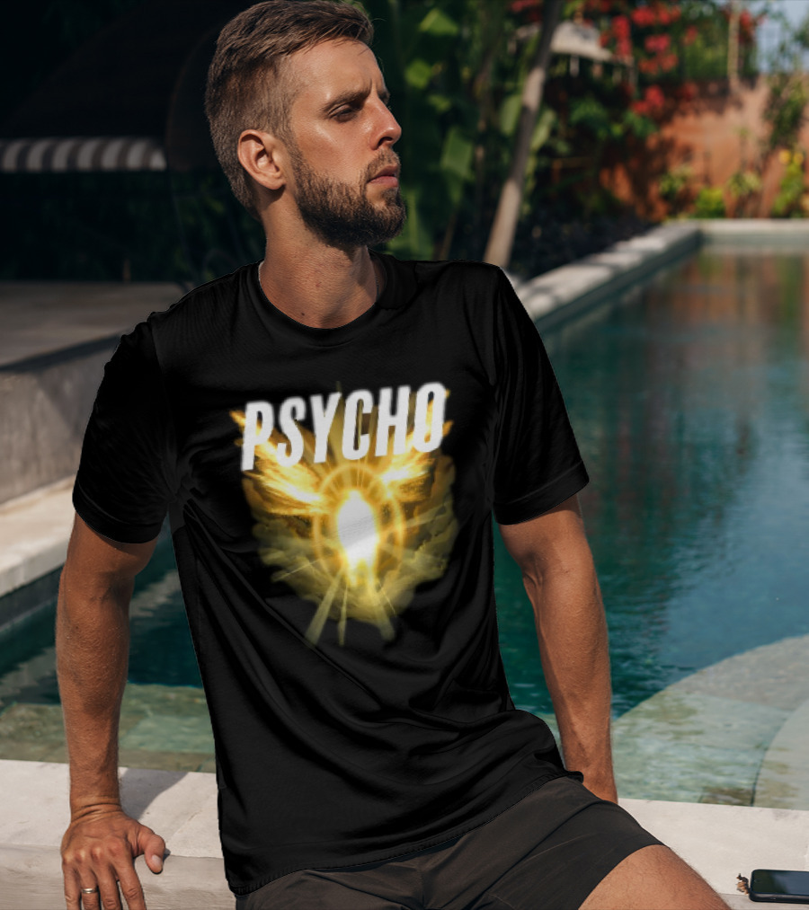 Psycho Sacred Light Angel Aesthetic T-Shirt
