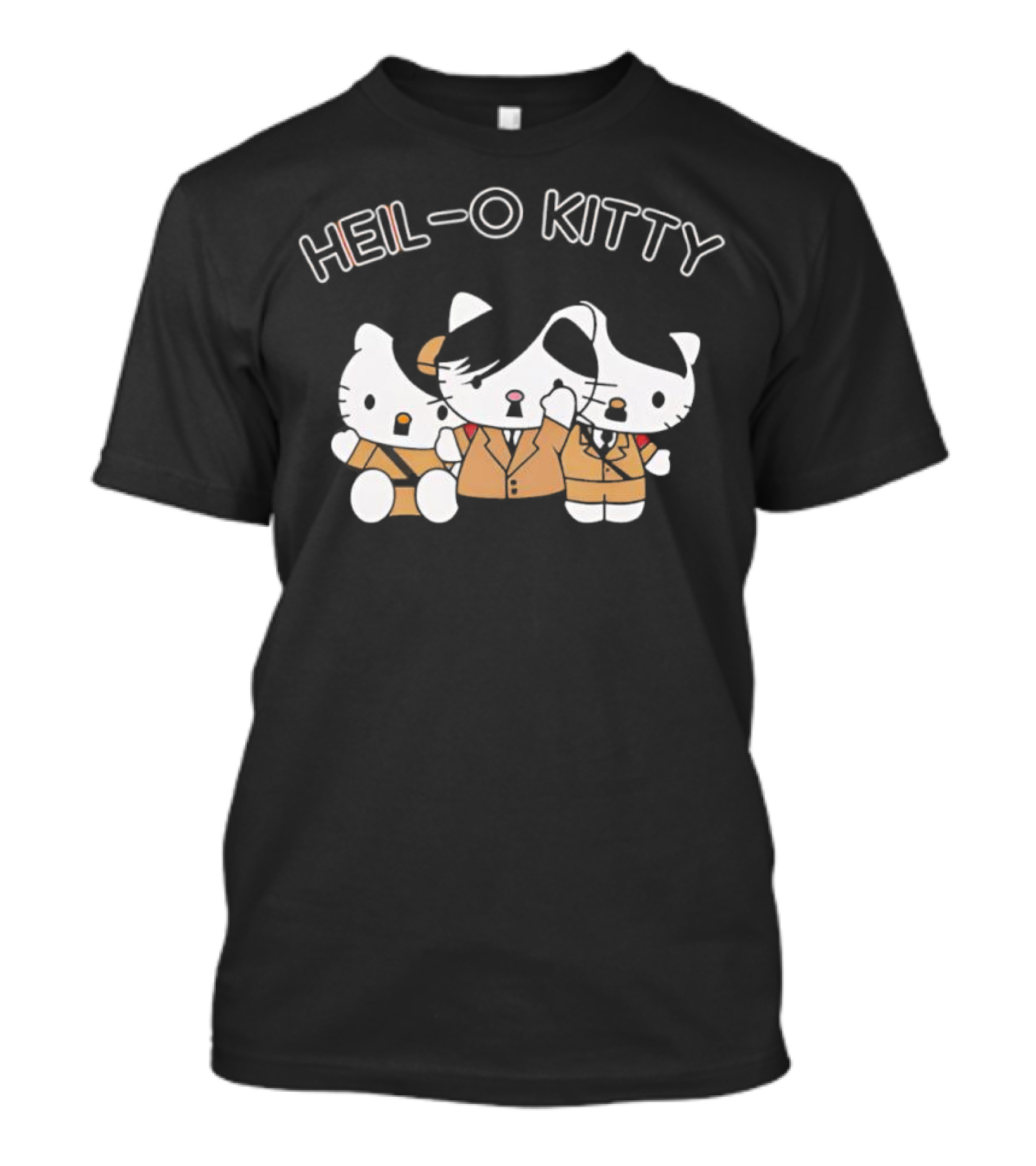 Adolf Hitler X Heil O Kitty T-Shirt
