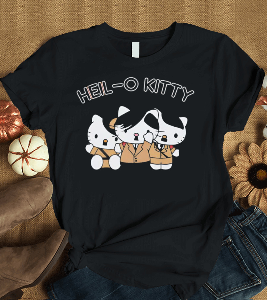 Adolf Hitler X Heil O Kitty T-Shirt