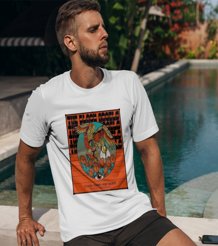 The Black Angels Tulips 5th Anniversary Fort Worth November 14 2025 T-Shirt