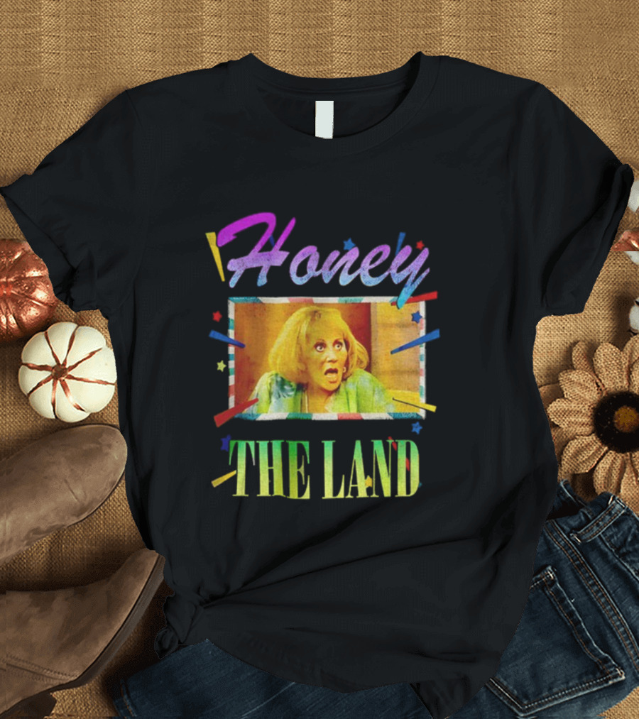 Honey The Land Sylvia Browne Colorful Vintage Style T-Shirt