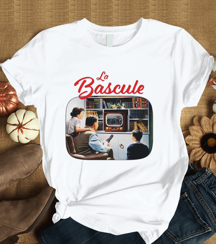 La Bascule Retro Family Ing Television Scene T-Shirt
