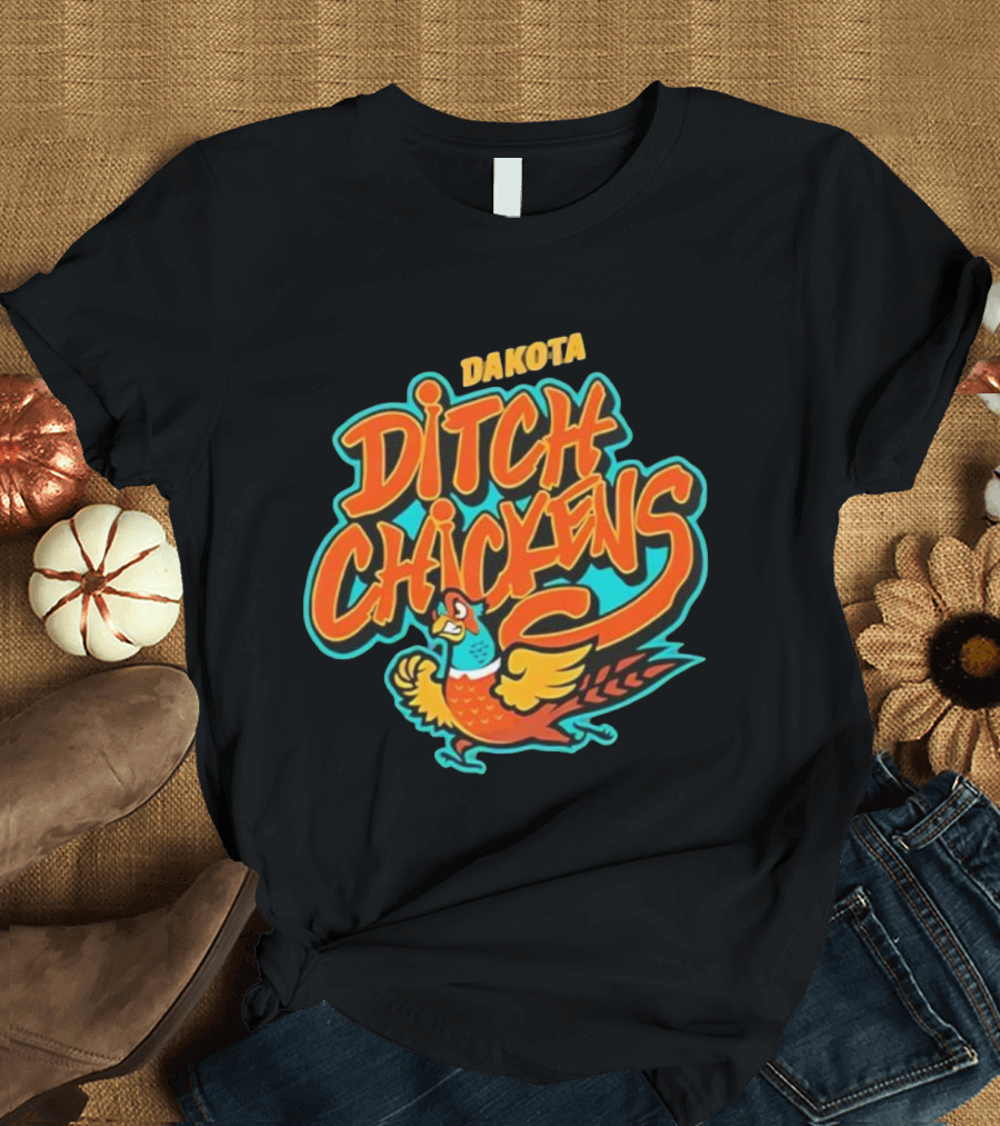 Dakota Ditch Chickens Pheasant Graphic T-Shirt