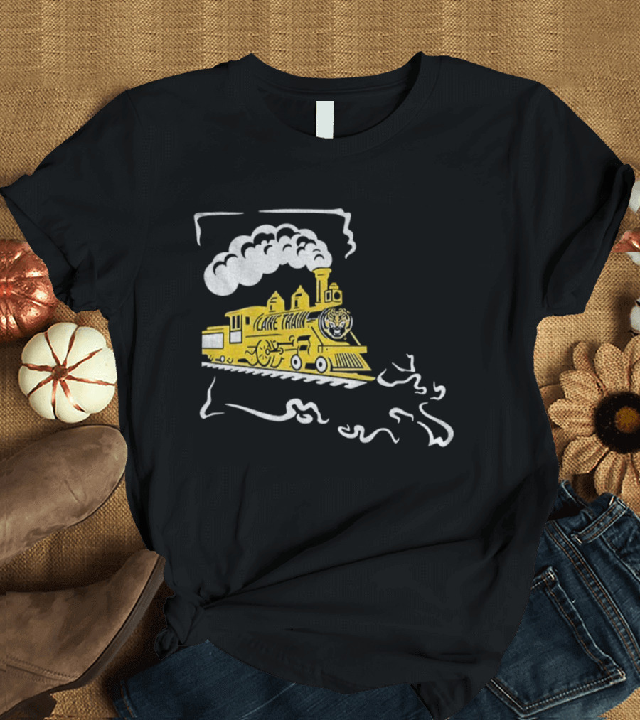 Lane Train Lane Kiffin LSU Tigers Football NFL Vintage Locomotive T-Shirt