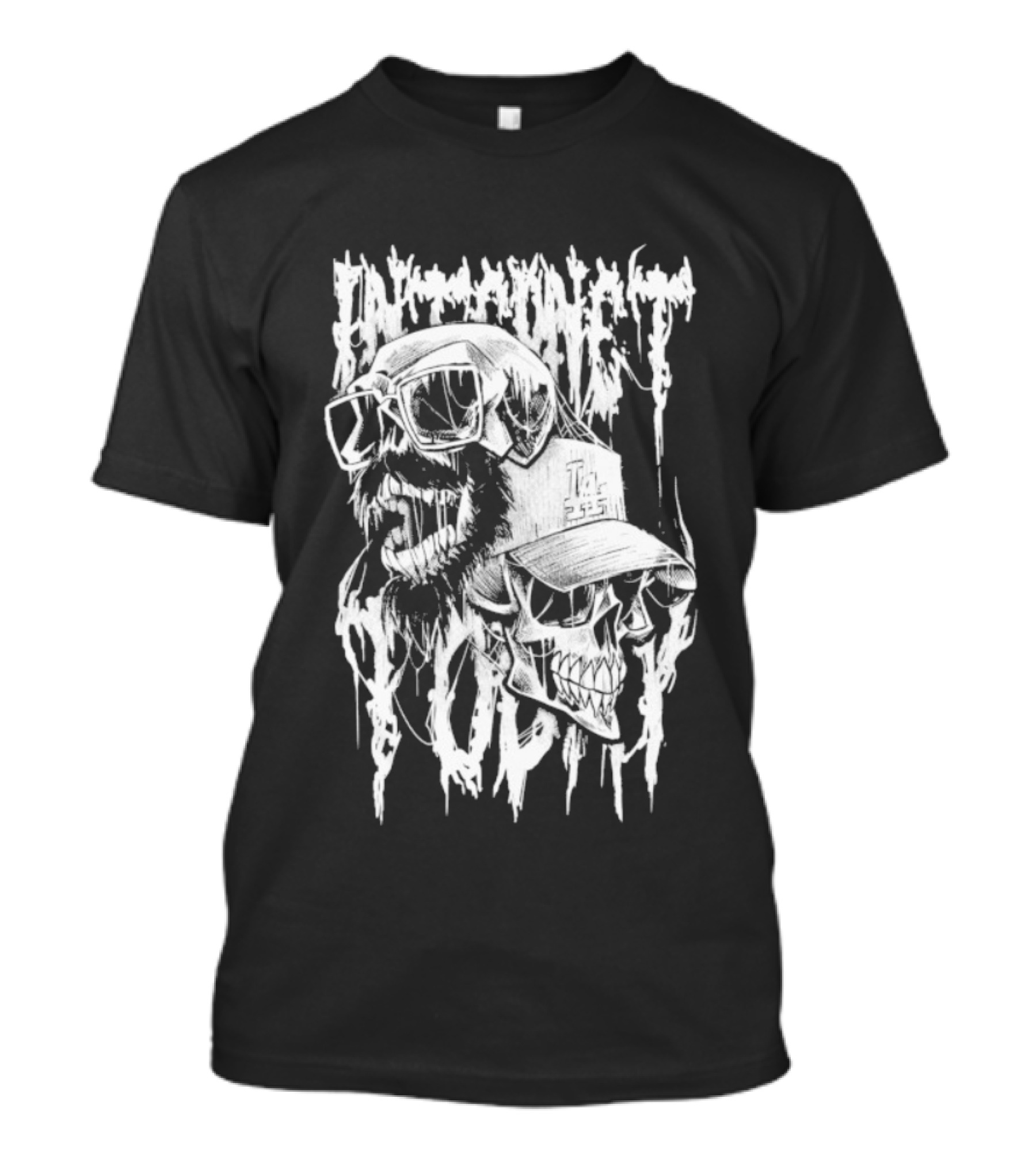 Internet Today Skully Dripping Skull Graphic T-Shirt