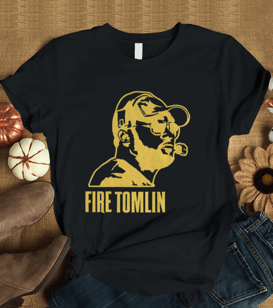 Mike Tomlin Fire Steelers Sketch Football NFL Coach T-Shirt