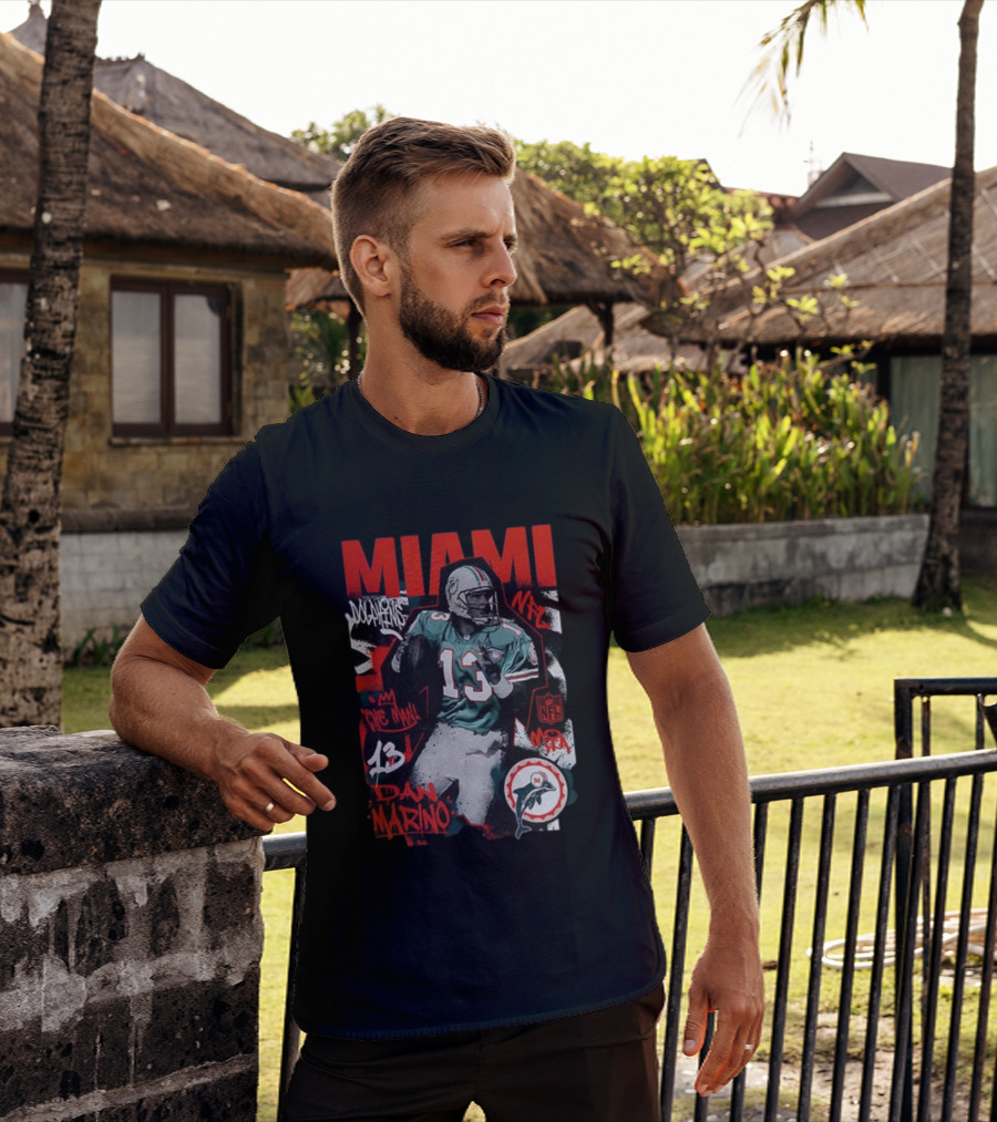 Miami Dolphins NFL Dan Marino The Man 13 T-Shirt