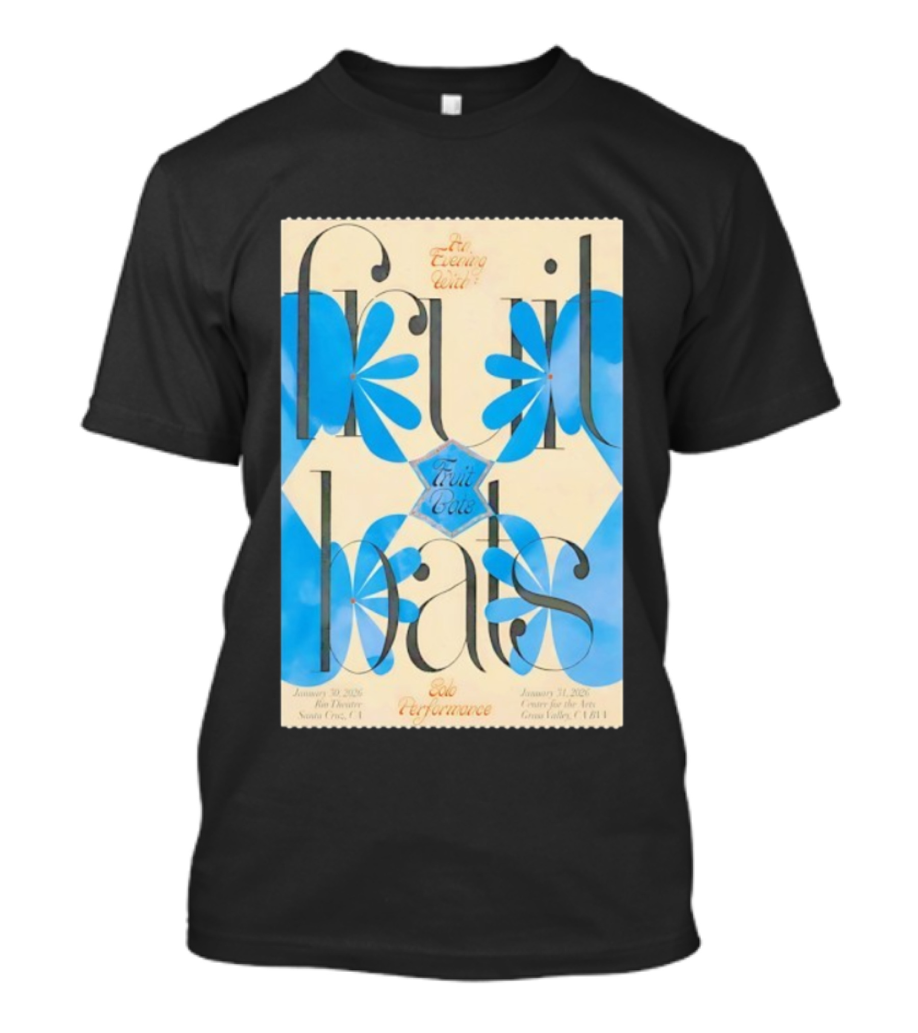 A Special Evening With Fruit Bats Solo Performance January 2026 California Tour T-Shirt