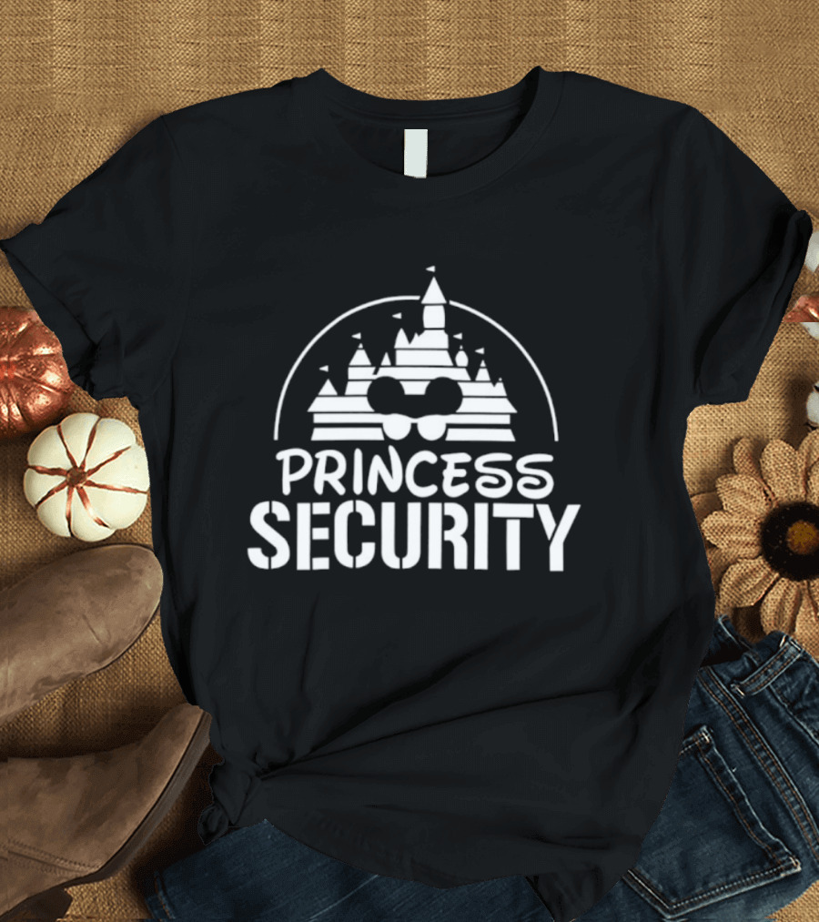 Princess Security Castle Mickey Mouse Shadow T-Shirt