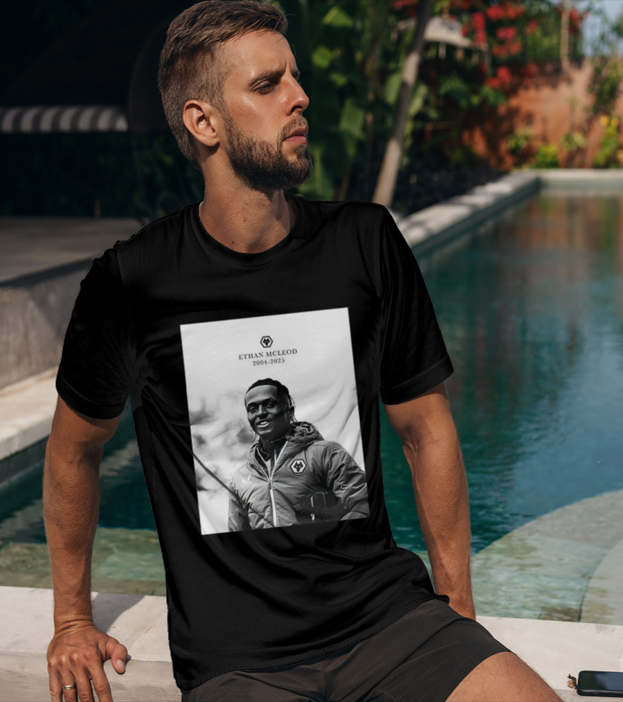 Ethan McLeod 2004-2025 Wolves Tribute T-Shirt