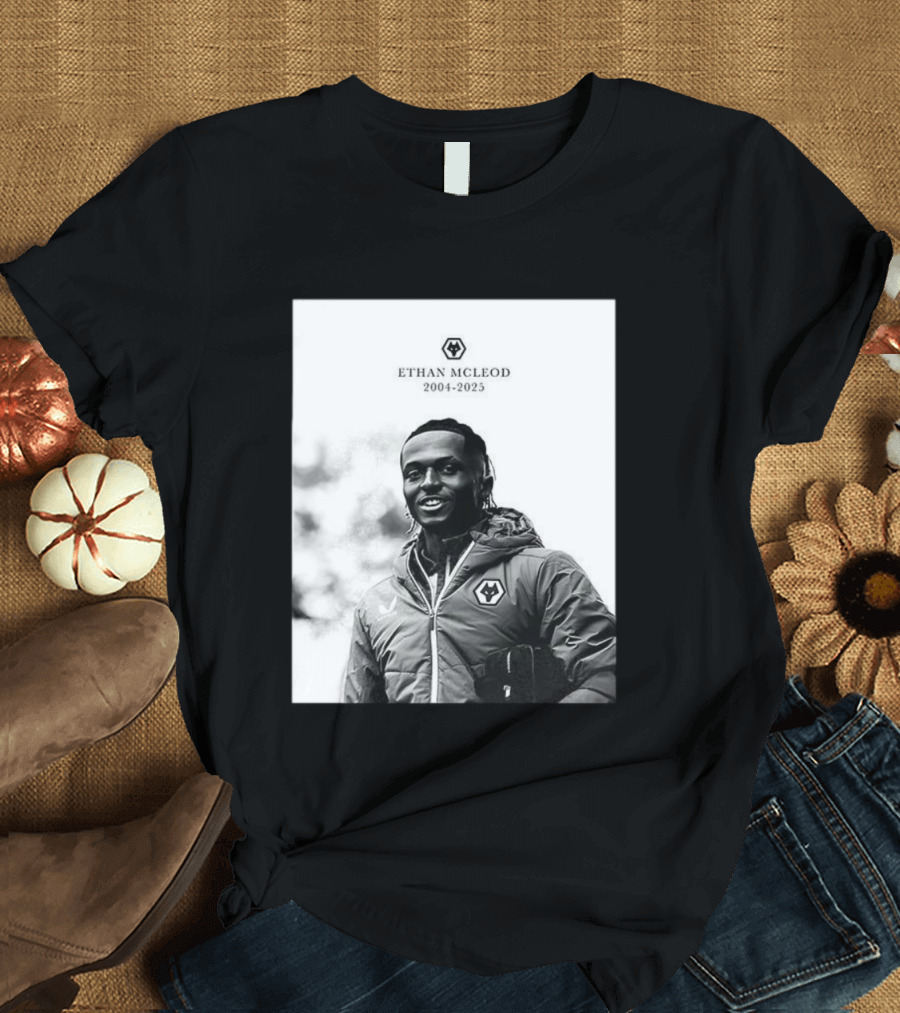 Ethan McLeod 2004-2025 Wolves Tribute T-Shirt