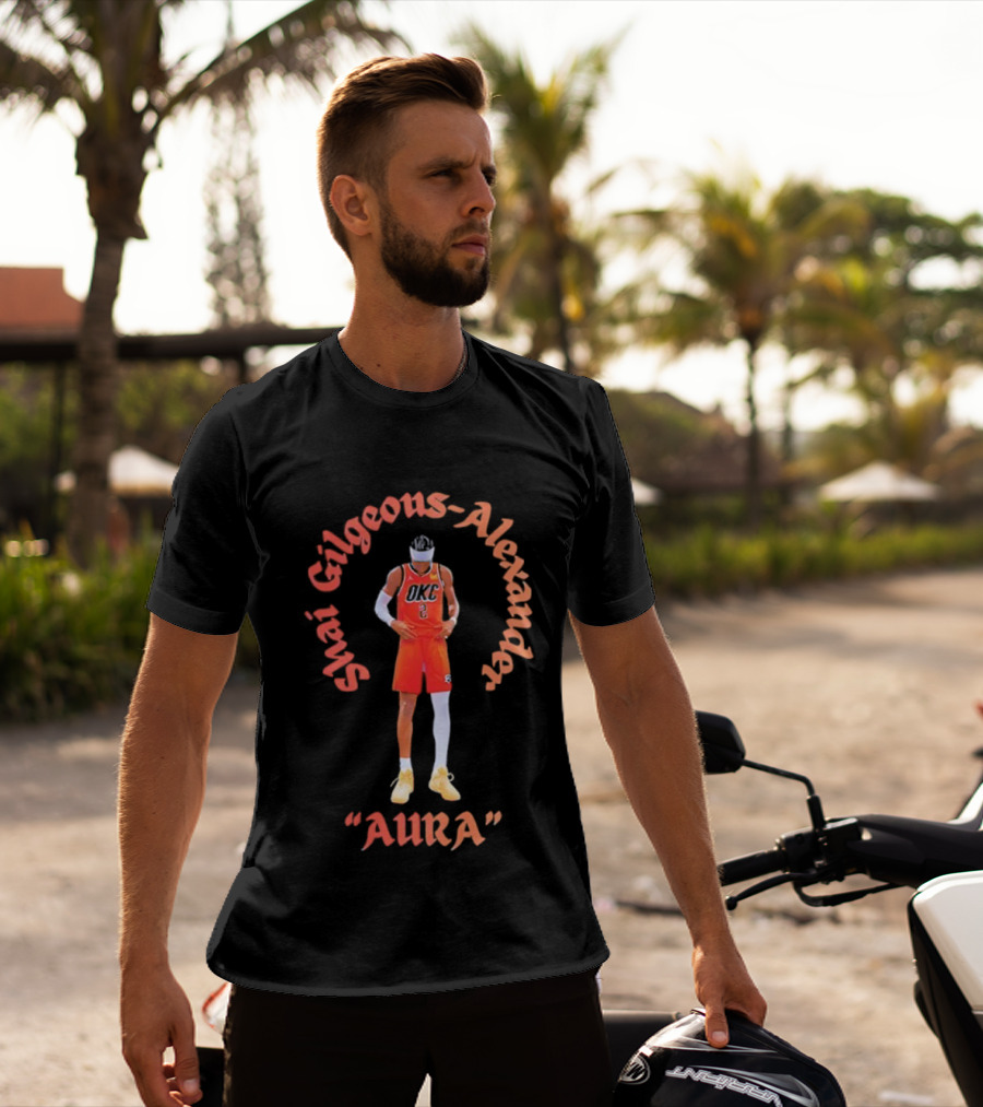 Shai Gilgeous-Alexander Aura Oklahoma City Thunder T-Shirt