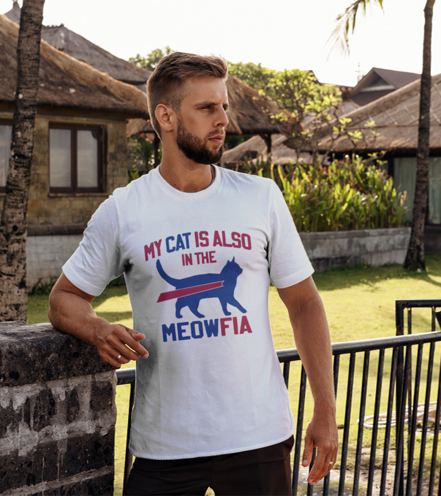 Buffalo Bills My Cat Is Also In The Meowfia T-Shirt