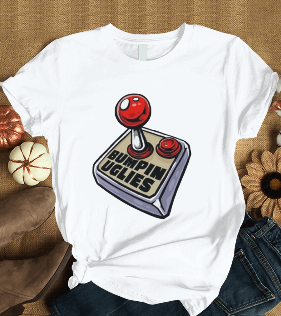 Bumpin Uglies Make It Through The Day Joystick Retro Style T-Shirt