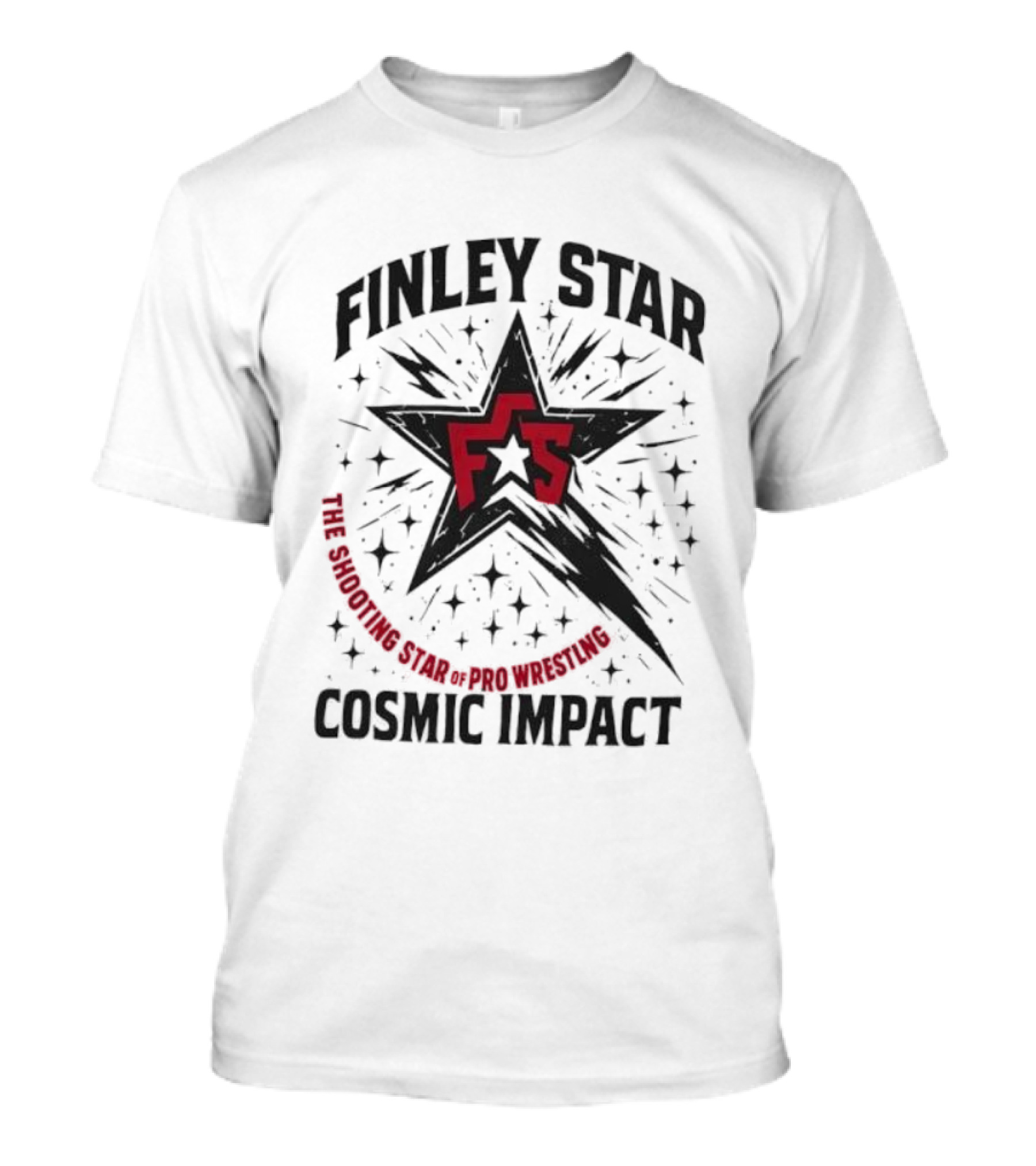 Finley Star FS The Shooting Star Of Pro Wrestling Cosmic Impact T-Shirt