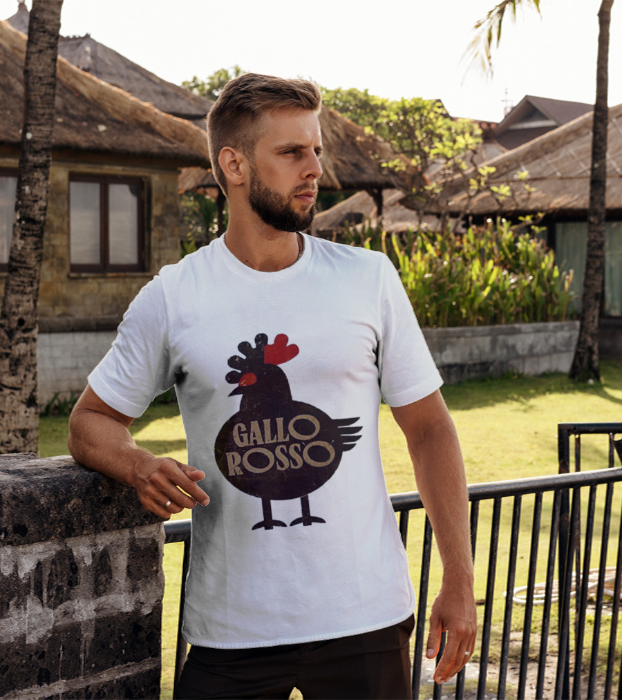 Gallo Rosso Heart Chicken T-Shirt
