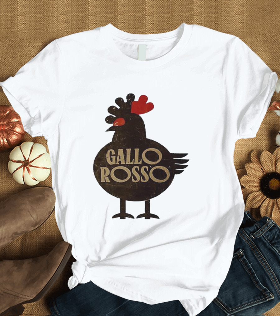Gallo Rosso Heart Chicken T-Shirt