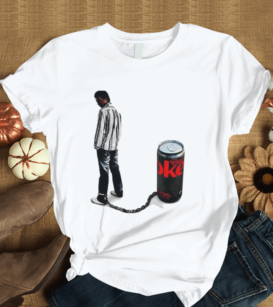 Diet Coke Freshwater Humor Tied With Chains T-Shirt